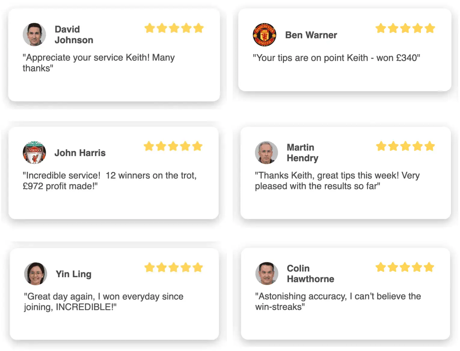 Storm Horse System testimonial section 1