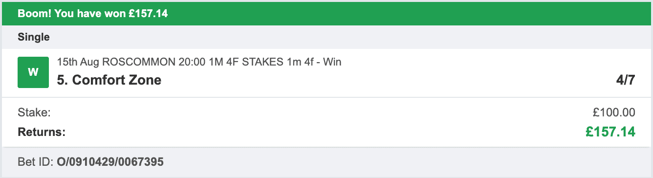 Storm Horse System - Winner - 2022-08-15