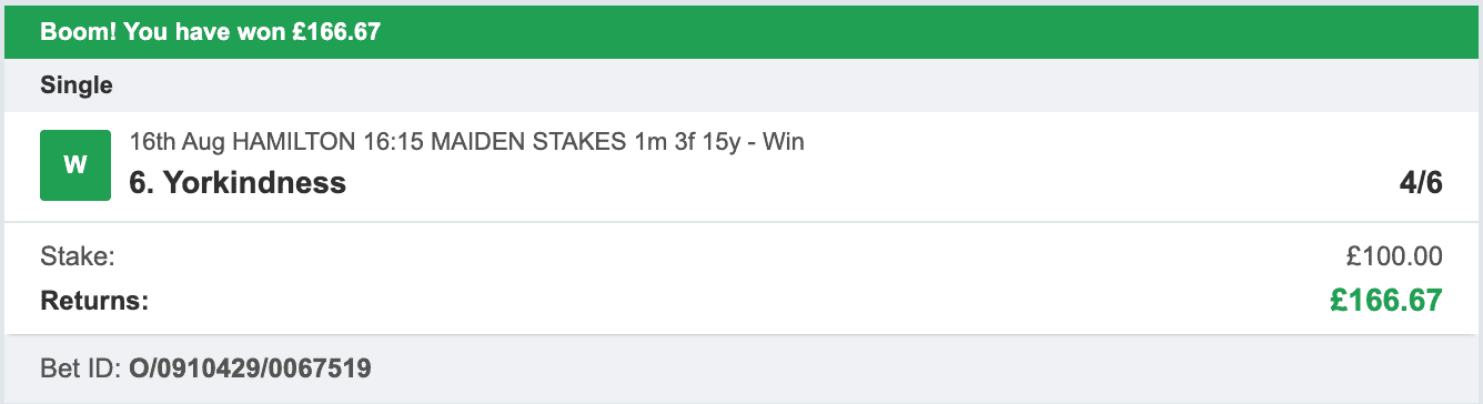 Storm Horse System - Winner - 2022-08-16