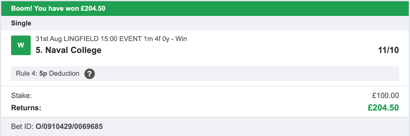 Storm Horse System - Winner - 2022-08-31