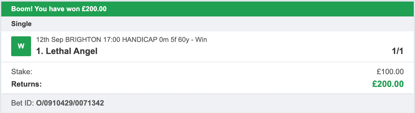 Storm Horse System - Winner - 2022-09-12