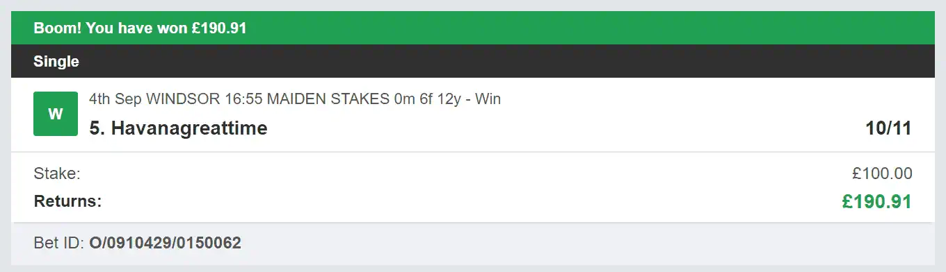 Storm Horse System - Winner - 2023-09-04