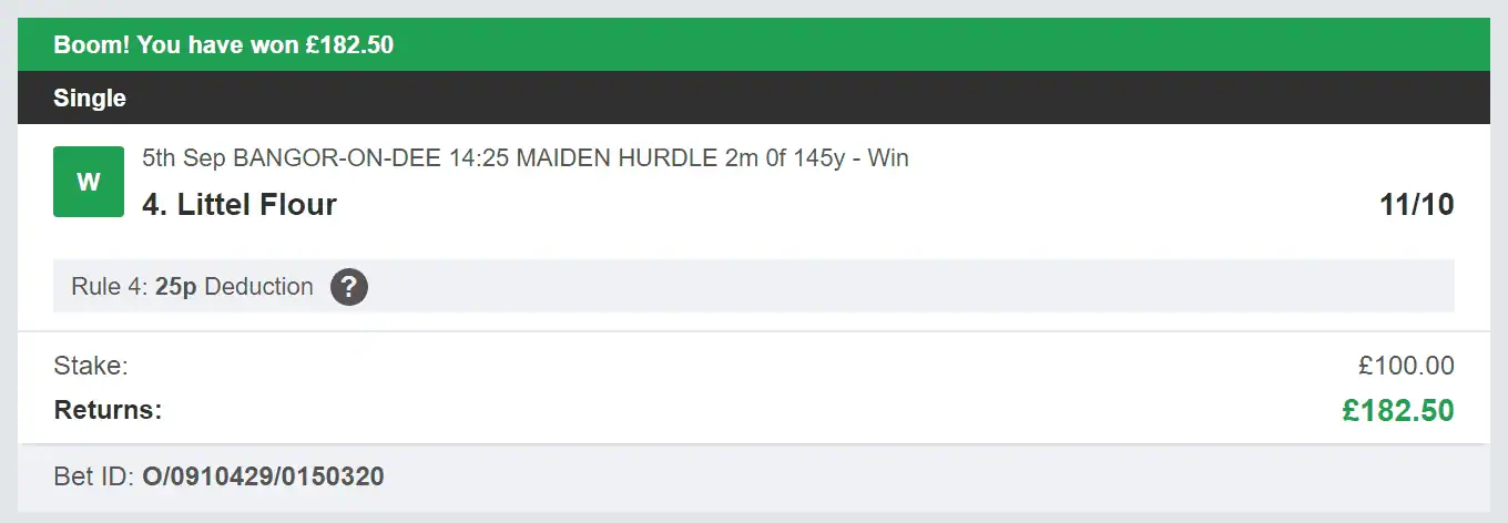 Storm Horse System - Winner - 2023-09-05