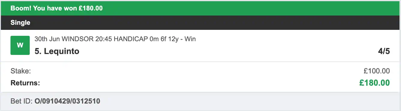 Storm Horse System - Winner - 2025-06-30