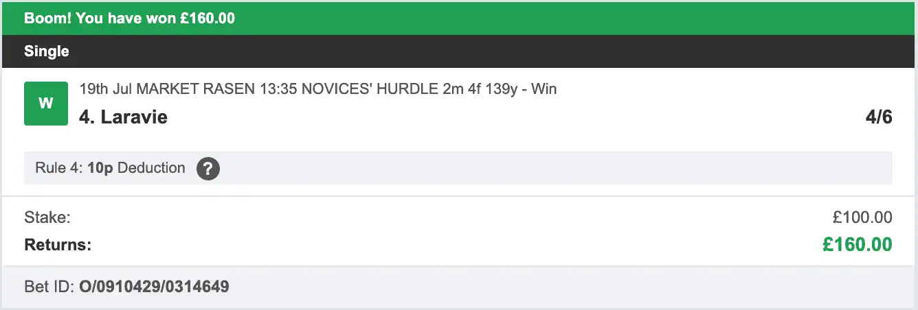 Storm Horse System - Winner - 2025-07-19