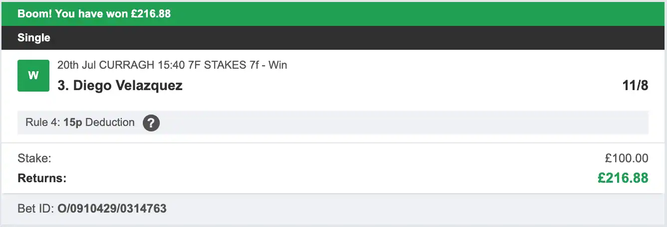 Storm Horse System - Winner - 2025-07-20