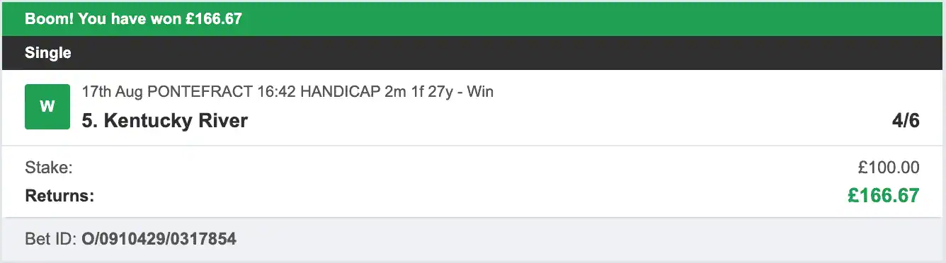 Storm Horse System - Winner - 2025-08-17