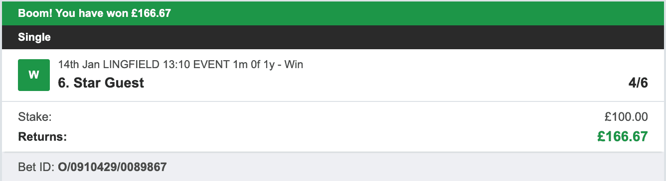 Storm Horse System - Winner - 2023-01-14
