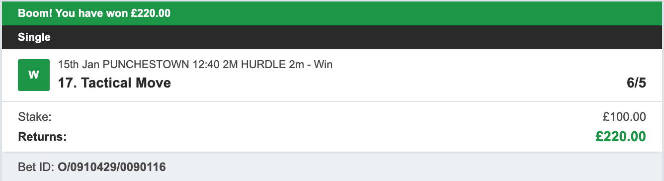 Storm Horse System - Winner - 2023-01-15