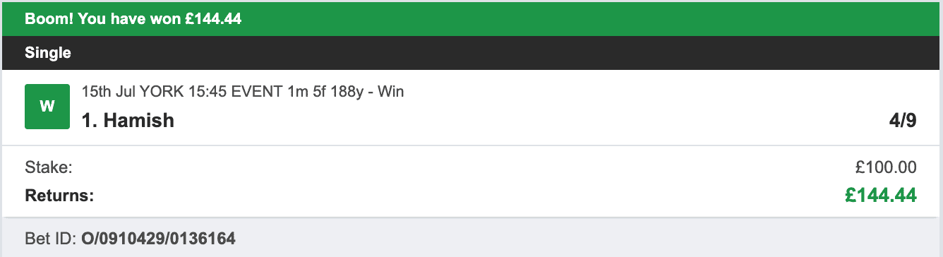 Storm Horse System - Winner - 2023-07-15
