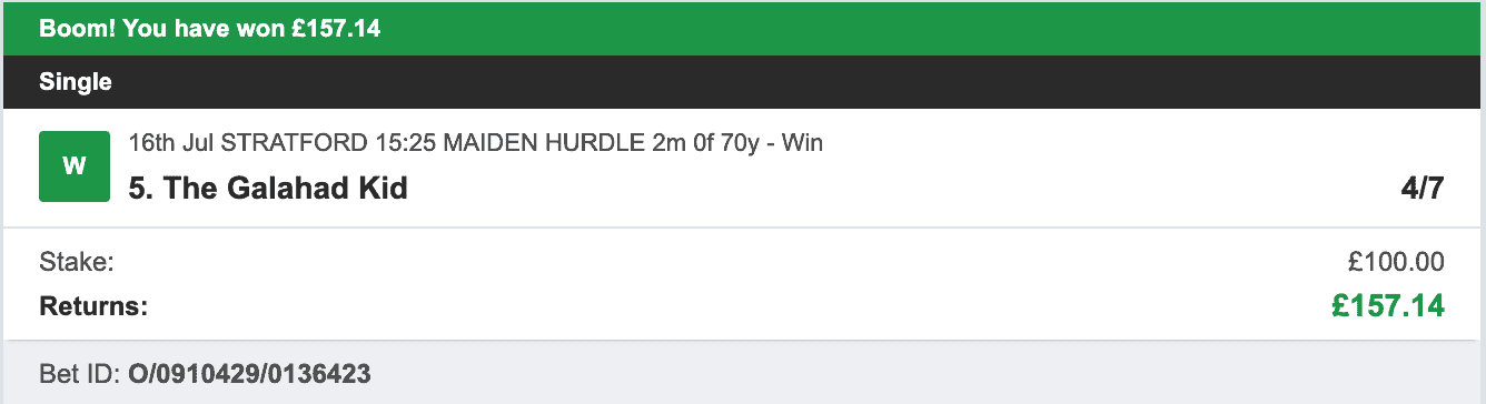 Storm Horse System - Winner - 2023-07-16