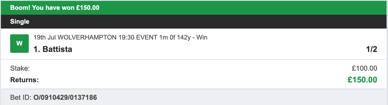 Storm Horse System - Winner - 2023-07-19